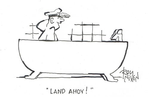 "Land ahoy!"