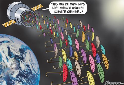 Climate Change Umbrellas 