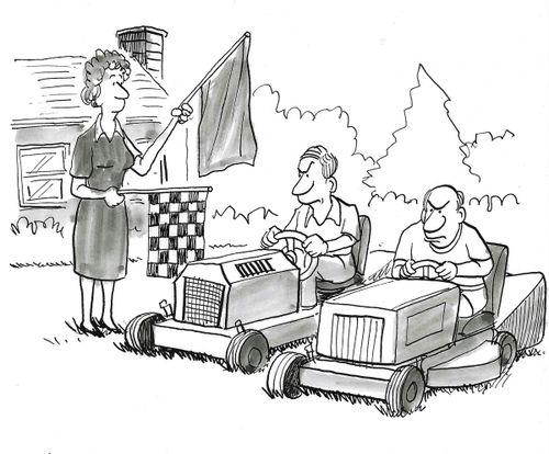 Lawnmower racing