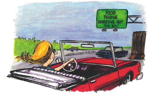 Woman finds sensitive mechanic to date.