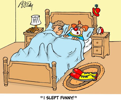 "I slept funny!"