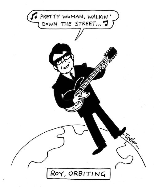 Roy, orbiting.