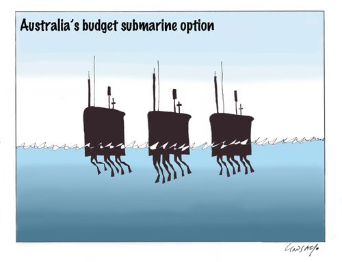 Australia's budget submarine option.