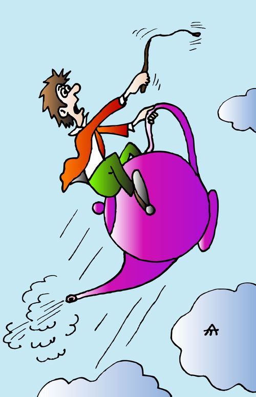 Riding a Teapot