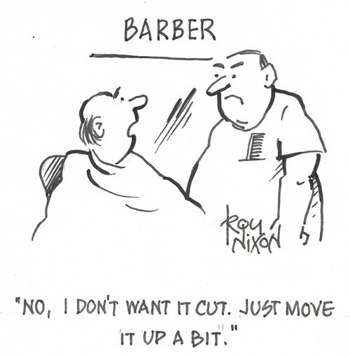 "No, I don't want it cut. Just move it up a bit."