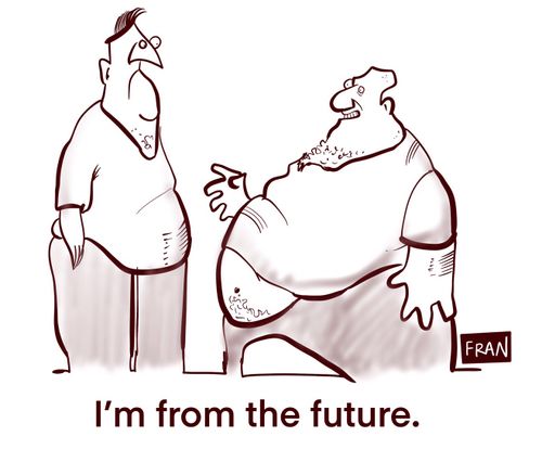 "I'm from the future."
