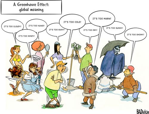 A Greenhouse Effect: Global Moaning