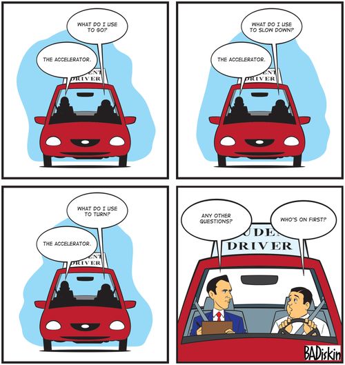 "What do I use to go?"