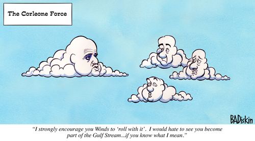 "I strongly encourage you Winds to 'roll with it'. I would hate to see you become part of the Gulf Stream... if you know what I mean."