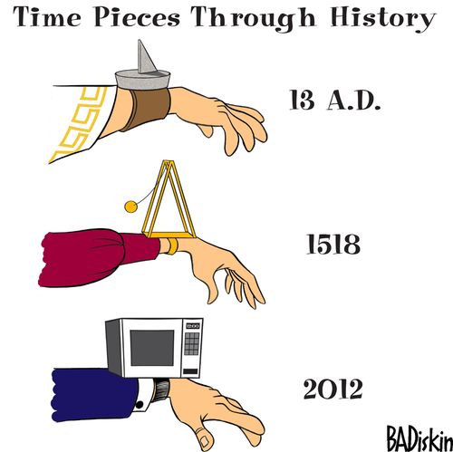 Time pieces through history
