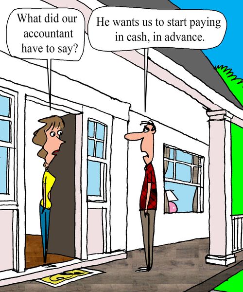 "He wants us to start paying in cash, in advance."