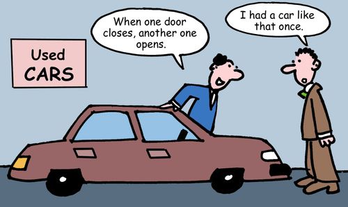 "When one door closes, another one opens."