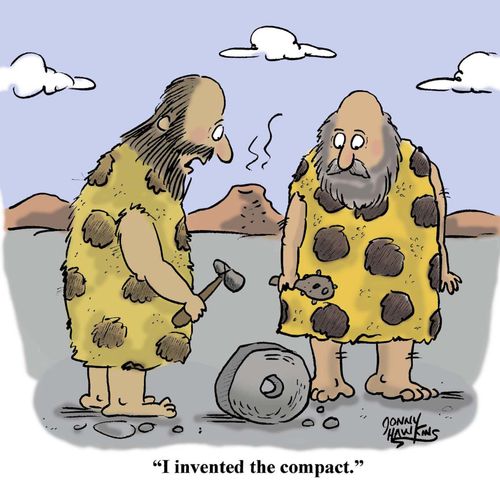 "I invented the compact."