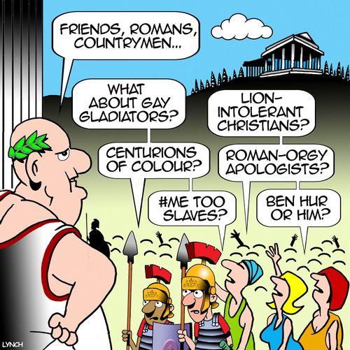 "Friends, Romans, countrymen..."