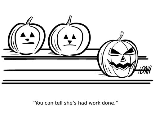 "You can tell she's had work done."