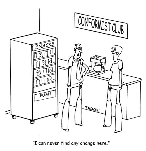 "I can never find any change here."