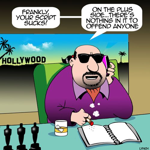 "Frankly, your script sucks!"
