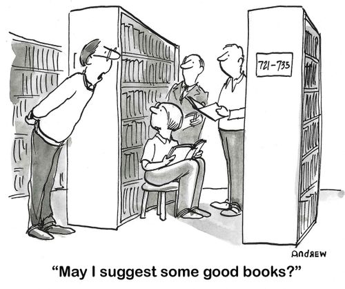 "May I suggest some good books?"