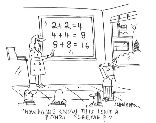 "How do we know this isn't a ponzi scheme?"