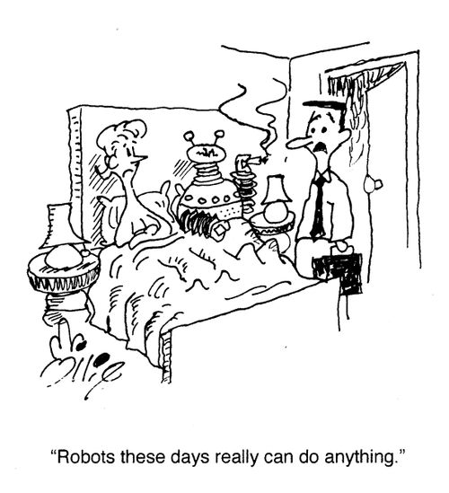 "Robots these days really can do anything."