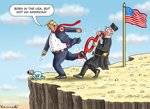 "Born in the USA, but not an American!"