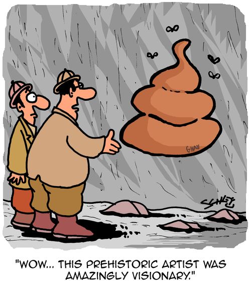 "Wow... This prehistoric artist was amazingly visionary."