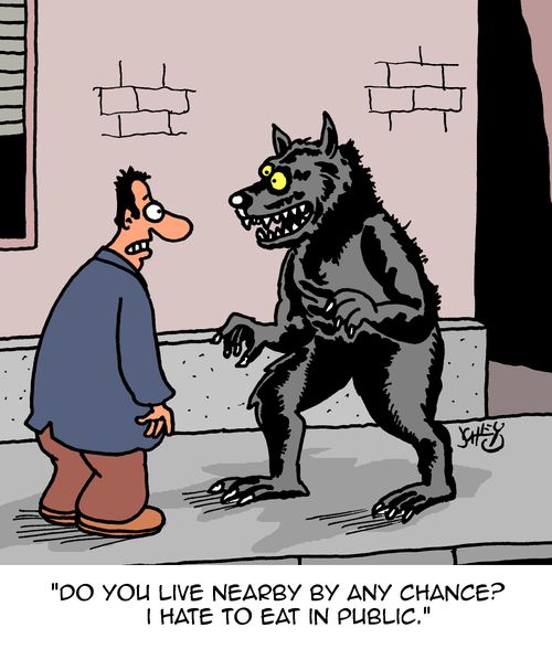 "Do you live nearby by any chance? I hate to eat in public."