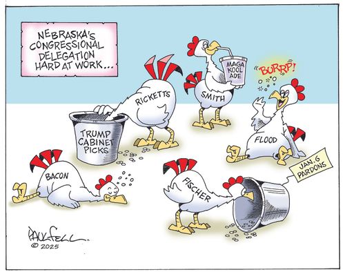 "Nebraska's congressional delegation hard at work..."