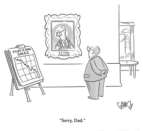 "Sorry, Dad."