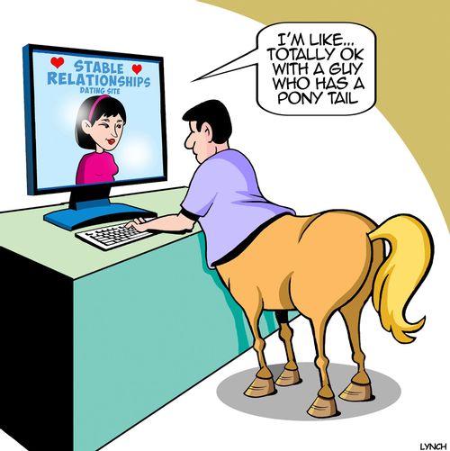 "I'm like... totally OK with a guy who has a pony tail."