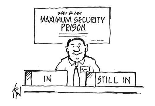 "Maximum security prison"