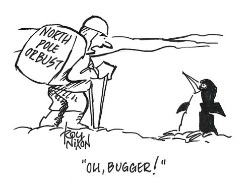 "Oh, bugger!"