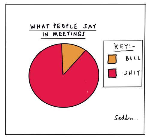 What people say in meetings: Bull/S**t