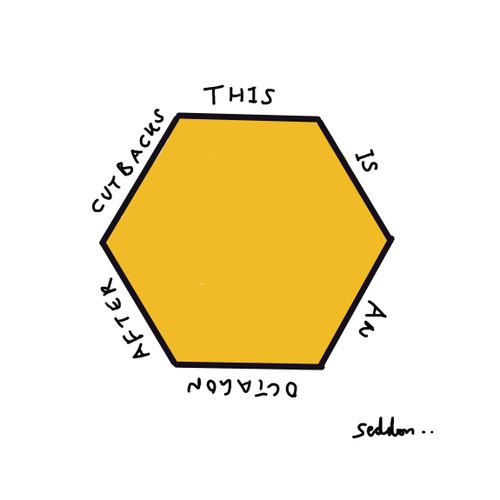 "This is an octagon after cutbacks."