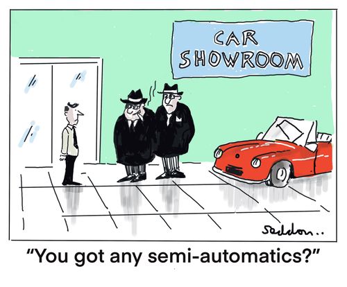 "You got any semi-automatics?"