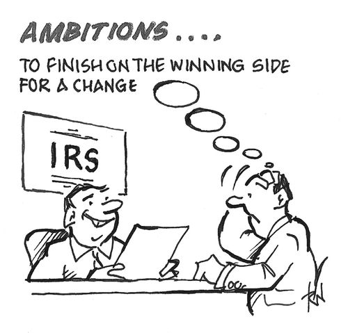 "Ambitions... to finish on the winning side for a change."