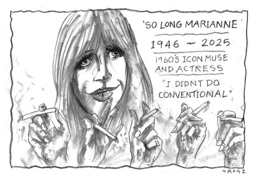 'So Long Marriane' 1946-2025 - 1960's Icon Muse and Actress...I Didn't Do Conventional.