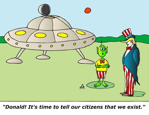 "Donald! It's time to tell our citizens that we exist."
