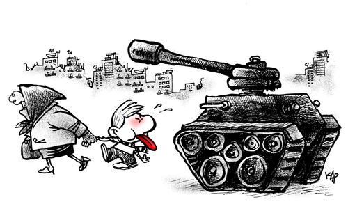 The Child and the Tank