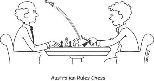 "Australian rules chess"