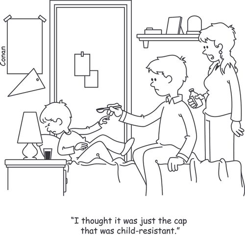"I thought it was just the cap that was child-resistant."