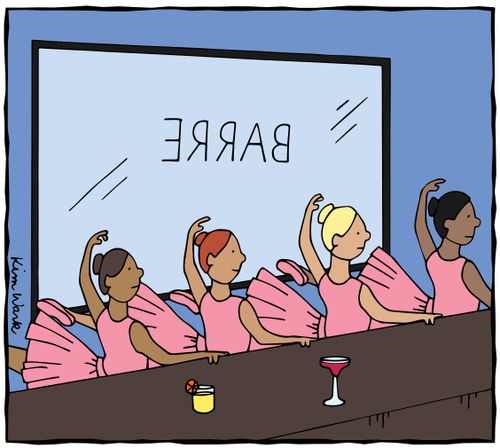 Ballerinas at the Barre