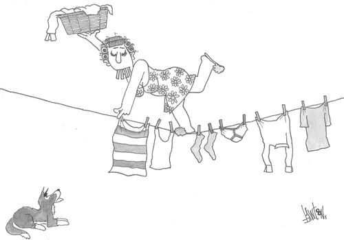 Washing Line Walker