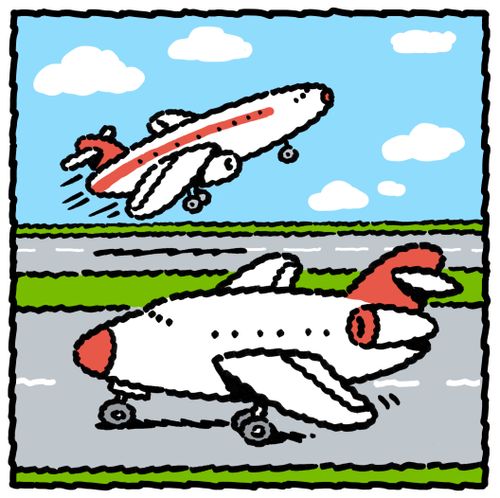 Two airplanes