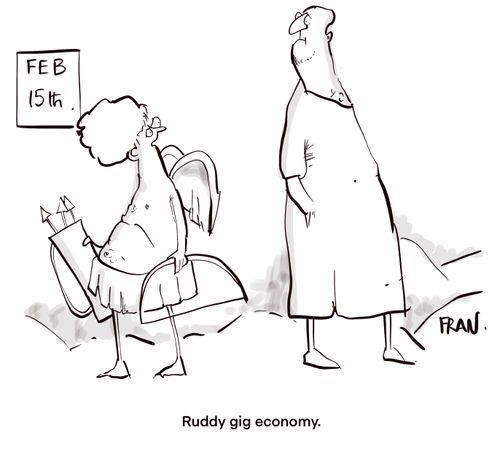 "Ruddy gig economy."