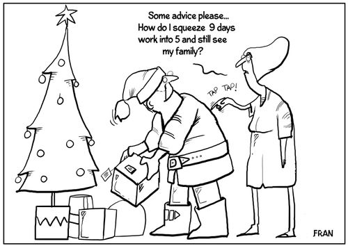 "Some advice please... How do I squeeze 9 days work into 5 and still see my family?"