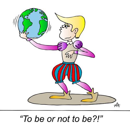 "To be or not to be?!"
