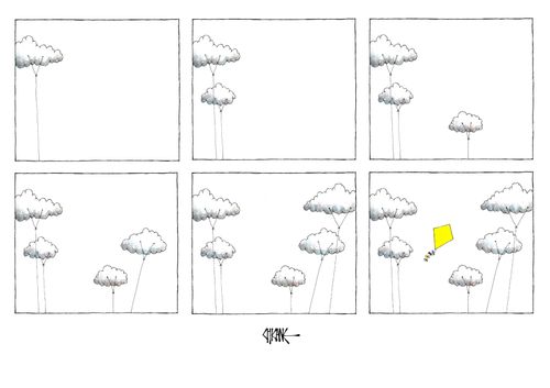 Clouds and a Kite