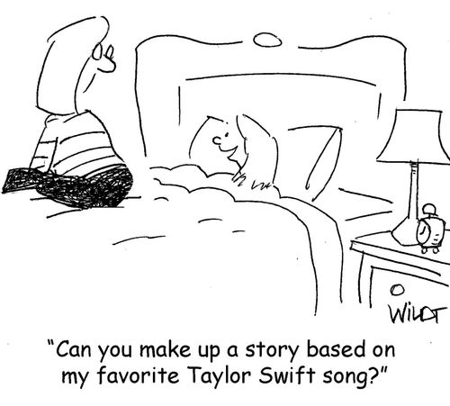 "Can you make up a story based on my favorite Taylor Swift song?"