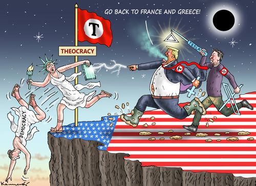 "Go back to France and Greece!"